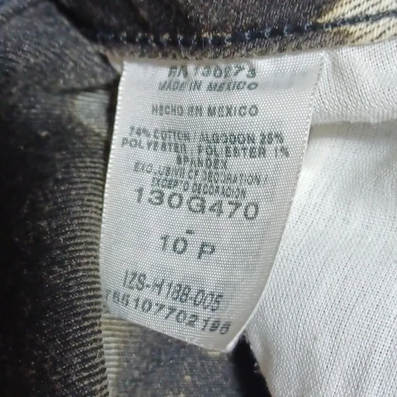 SLICK-BUD FASHIONS JEANS a 10p in a beautiful white washed design one of a kind - Picture 9 of 9